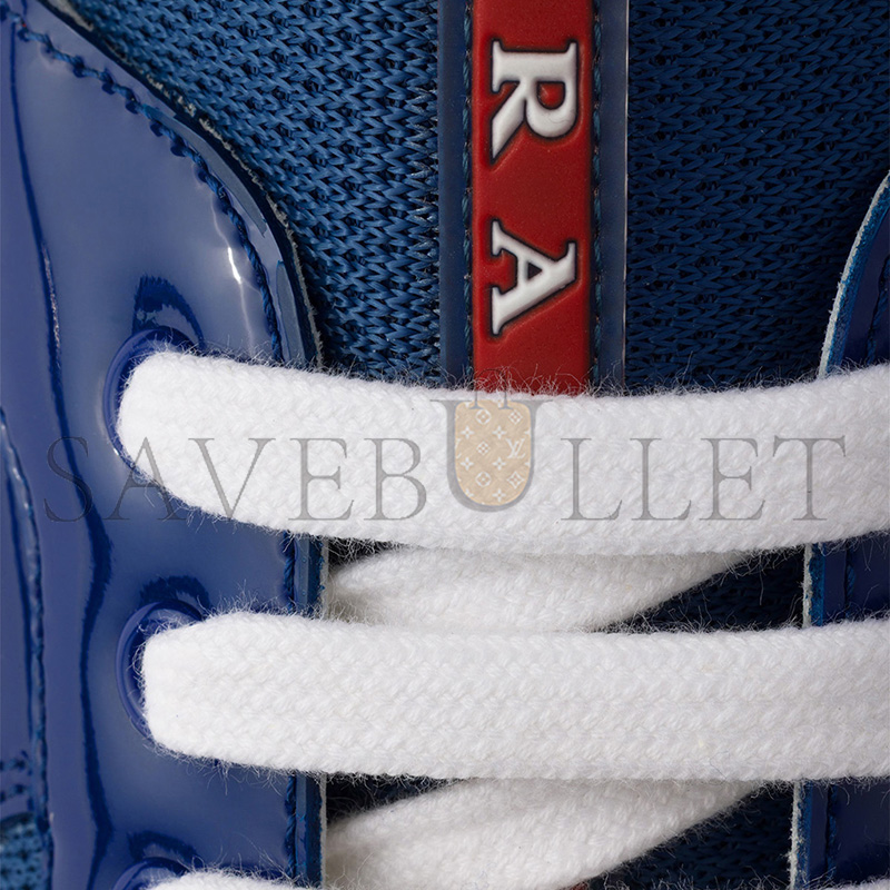 PRADA PATENT LEATHER AND TECHNICAL FABRIC PRADA AMERICA